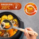 美厨（MAXCOOK） 硅胶锅铲 不粘锅炒铲 木柄铲炒锅煎锅铲子 平底锅专用炒菜铲 耐高温 汤勺 MCCU7829