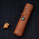 致仕（ZISIZ） 韩版卷笔袋中小学生古风创意多功能文具盒初中生高颜值笔帘男生女孩ins简约国潮大容
