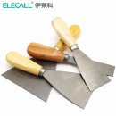 伊莱科（ELECALL）小灰刀高碳钢油清洁刮刀灰铲刀油灰刀大铁板铲刀手动工具 1寸(木柄）