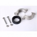 御舵 304不锈钢拷贝林卡箍 沟槽卡箍 管箍 消防水处理 哈夫节抱箍 接头 304 DN20 Φ27