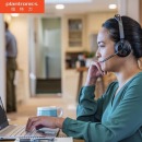 缤特力（Plantronics）Focus2 主动降噪无线办公耳麦 高保真立体声蓝牙耳机 （ TYpe-C直连+适配器+蓝牙)