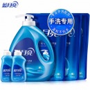 蓝月亮洗衣液 内衣洗衣液 手洗专用洗衣液 按压泵头 温和易漂 家庭超值套装4.16kg