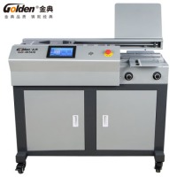 金典（GOLDEN）GD-W500胶装机 无线全自动柜式过胶机 A4幅面 标书文件书籍论文报告合同图文热熔胶粒装订机