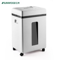 三木(SUNWOOD)4级保密碎办公家用纸机 （单次8张 持续35分钟 20L 可碎纸,光