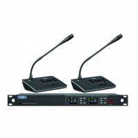 TDS 话筒设备 TS-8602 无线会议话筒 一拖二