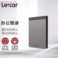 雷克沙（Lexar) 512GB Type-c USB3.1 移动固态硬盘PSSD) SL200 传输速度550MB/s 急速传输 内置加密软件