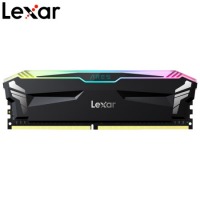 雷克沙（Lexar）DDR4 3600 32GB 16G*2套条 电竞RGB灯内存条 战神之刃 黑色 C18