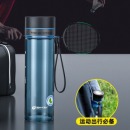 天喜（TIANXI）塑料杯透明随手杯大容量户外运动旅行水杯子学生茶杯 天海蓝