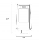 汉王 H0810G 视频监控设备 智能人脸考勤机 动态双目摄像
