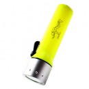 圣菲火 潜水塑料LED手电筒 水下强光远射照明灯 巡逻户外防水探照灯