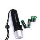 圣菲火 潜水塑料LED手电筒 水下强光远射照明灯 巡逻户外防水探照灯