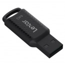 雷克沙（Lexar）64G USB3.0 U盘 V400 读速100MB/s 环孔便携设计 小巧迷你 磨砂质感 内含安全加密软件