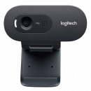 罗技（Logitech） C270i高清摄像头 USB电脑笔记本台式机视频会议直播摄像头带麦克风网课 电视视频网课摄像头入门款黑灰色