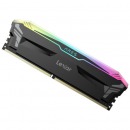 雷克沙（Lexar）DDR4 3600 32GB 16G*2套条 电竞RGB灯内存条 战神之刃 黑色 C18