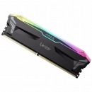 雷克沙（Lexar）DDR4 3600 16GB 8G*2套条 电竞RGB灯内存条 战神之刃 黑色 C18