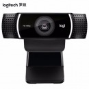 罗技（Logitech） C922PRO高清摄像头 家用电脑台式机摄像头直播视频会议摄像头1080P 黑色