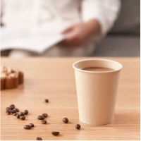 百草园纸杯一次性杯子245ml加厚咖啡杯