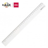 得力(deli)30cm办公通用直尺 测量绘图尺子 办公用品 6230