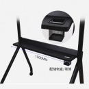 易之固电视移动落地支架 免打孔液晶显示器挂架一体机等离子大屏电视机通用电视推车竖屏安装家用商用直播 【55-120】商用人字形腿R12