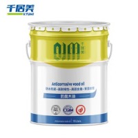 千居美 防腐木蜡油 清漆桐油木油漆户外耐候木蜡油实木油漆涂料18L 透明色