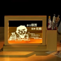 派森柏（PAISENBO） 3D笔筒小夜灯教师节礼物送孩子 创意生日礼物励志男女生闺蜜儿童