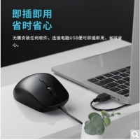 雷柏（Rapoo） N500有线光学鼠标 办公鼠标 笔记本鼠标 电脑鼠标 1000 DPI