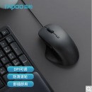雷柏（Rapoo） N500有线光学鼠标 办公鼠标 笔记本鼠标 电脑鼠标 1000 DPI高精度寻迹引擎 黑色