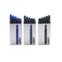 凌美(LAMY)钢笔墨水芯 配件一次性墨胆墨囊墨水芯5支一盒T10 蓝色