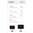 旗牌（Shachihata）Artline 办公财务金属印章印台铜章印台油性墨水印尼印台印泥 106*67mm 大号红色 EHP-3