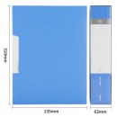 得力（deli）A4/100页资料册中小学生文件册活页插袋（10个装）5007ES