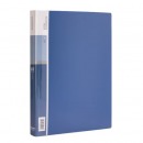 得力（deli）经济型A4/40页资料册/文件册 活页插袋文件夹 蓝色 5004ES 10个装