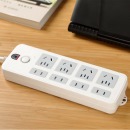 子弹头 TS-402c 8位全长2.8米 儿童保护门 电源插座/插排/插线板/接线板/拖线板/插板 总控开关