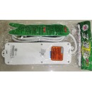 子弹头 TS-402c 8位全长2.8米 儿童保护门 电源插座/插排/插线板/接线板/拖线板/插板 总控开关