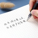齐心(Comix) 经典子弹头办公中性笔/水笔/签字笔 0.5mm书写工具12支/盒 黑色 GP6600