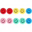 AUCS(傲世) 笑脸白板磁铁磁钉黑板磁扣磁粒磁力贴片吸铁石 办公会议教室家用