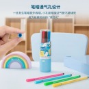 得力（deli）12色六角细杆水彩笔7060-12