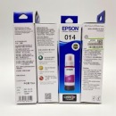爱普生013黑色墨水 014彩色墨水 C9345维护箱适用L8168 L8188 彩盒013-014墨水一套六支
