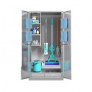 不锈钢清洁柜保洁工具柜 不锈钢304拖把清洁柜 经济款