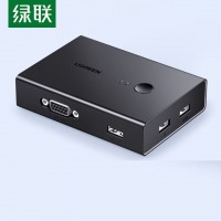 绿联 90490 KVM切换器VGA切屏器2进1出