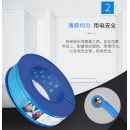 海康威视BV2.5电源线阻燃铜芯单芯铜线电线电缆100m红色